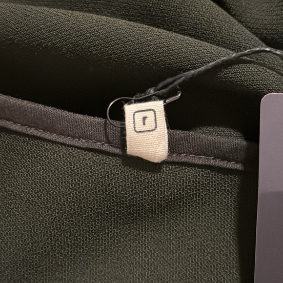 Lu. Dust of Snow Wool 3/4 Sleeve Mini Dress Black Colorblock Lagenlook NWT-Reg - Picture 10 of 13